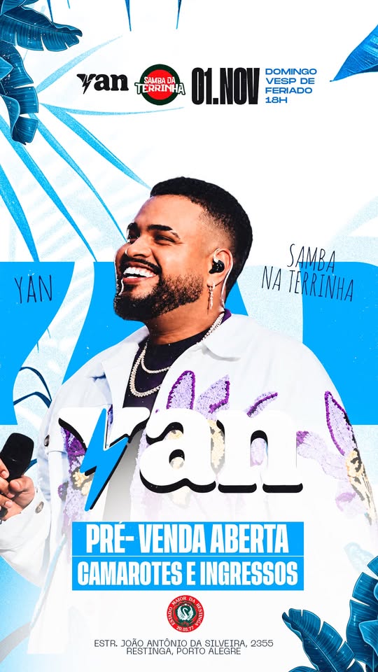SAMBA DA TERRINHA APRESENTA: CANTOR YAN